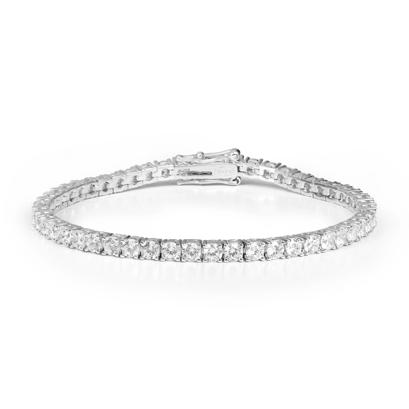 צמיד כסף טניס 3 מ"מ