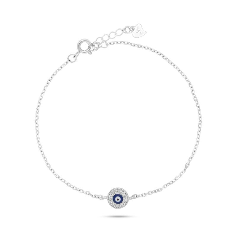 Lucky Eye – צמיד עין כחולה עגולה לאישה