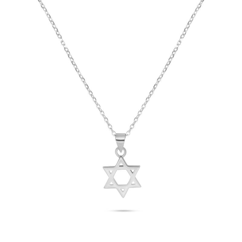 שרשרת כסף מגן דוד קטן