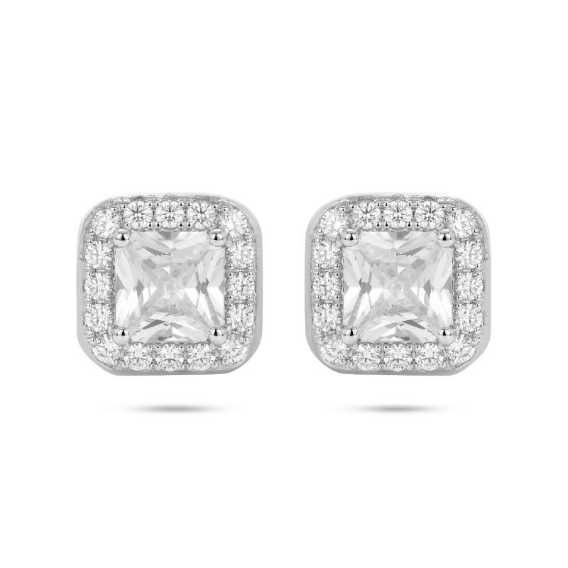 Square Halo – עגילים צמודים מרובעים